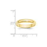 10KY 4mm Half Round Band Size 4-1HR040-4-WBC