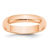 10k Rose Gold 4mm LTW Half Round Band Size 4-1RHRL040-4-WBC