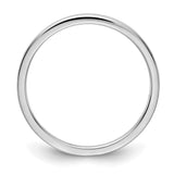 10K White Gold 1.2mm Flat Stackable Band-1STK16-120W-4-WBC