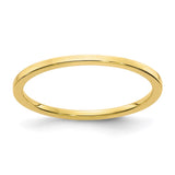 10K Gold 1.2mm Flat Stackable Band-1STK16-120Y-4-WBC