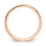10K Rose Gold 1.2mm Half Round Stackable Band-1STK17-120R-4.5-WBC