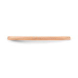 10K Rose Gold 1.2mm Milgrain Stackable Band-1STK19-120R-4.5-WBC