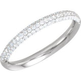 14K White 3/8 CTW Diamond Pav√© Anniversary Band Size 6-68373:119:P-ST-WBC