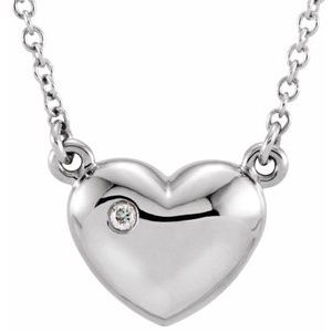 14K White .01 CTW Diamond Heart 16.5" Necklace-86194:6001:P-ST-WBC