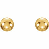 14K Yellow 4 mm Ball Stud Earrings-19124:12434000:P-ST-WBC