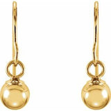 14K Yellow 4 mm Ball Earrings-192028:10050:P-ST-WBC