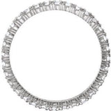 Platinum 5/8 CTW Diamond Eternity Band Size 6-122026:6036:P-ST-WBC