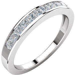 Platinum 1/2 CTW Diamond Anniversary Band Size 5
-62179:268705:P-ST-WBC