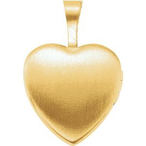 14K Yellow Gold-Plated Sterling Silver Heart Cross Locket-R45351:102:P-ST-WBC
