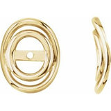 14K Yellow 3.7mm ID Earring Jackets-783:9008:P-ST-WBC