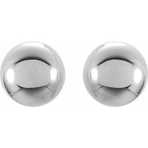 14K White 4 mm Ball Stud Earrings-23932:60014:P-ST-WBC