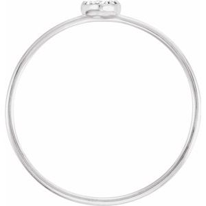 14K White .03 CTW Diamond Petite Heart Ring-651921:60002:P-ST-WBC