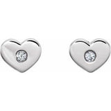 14K White .06 CTW Diamond Heart Earrings-86336:600:P-ST-WBC