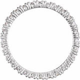 Platinum 9/10 CTW Diamond Eternity Band Size 8.5-122026:6041:P-ST-WBC