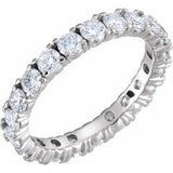 14K White 1 3/4 CTW Diamond Eternity Band Size 4-122026:6027:P-ST-WBC