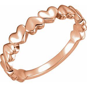 14K Rose Heart Ring-51575:103:P-ST-WBC