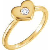 14K Yellow .03 CTW Diamond Heart Ring-122822:601:P-ST-WBC