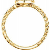 14K Yellow 1/8 CTW Diamond Heart Rope Ring-122881:601:P-ST-WBC