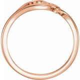 14K Rose Heart Ring-51573:103:P-ST-WBC