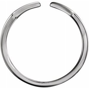 Sterling Silver Geometric Ring-51640:105:P-ST-WBC