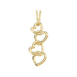 14K Yellow Linked Hearts Pendant -83010:303948:P-ST-WBC