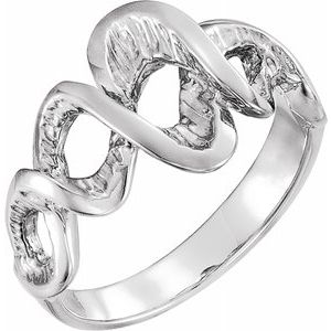 14K White Freeform Ring-5166:6295:P-ST-WBC