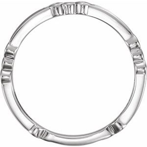 Sterling Silver Stackable Ring-51650:105:P-ST-WBC