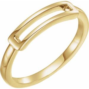 14K Yellow Open Bar Ring-51742:102:P-ST-WBC