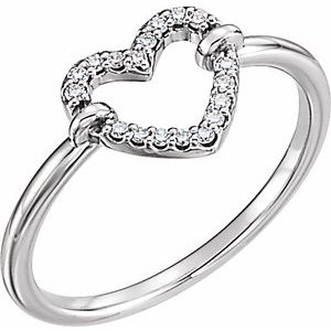 Platinum .07 CTW Diamond Heart Ring-122972:603:P-ST-WBC