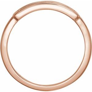 14K Rose Open Bar Ring-51742:103:P-ST-WBC