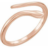 14K Rose Snake Ring-51667:103:P-ST-WBC