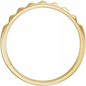 14K Yellow Stackable Pyramid Ring-51664:102:P-ST-WBC