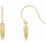 14K Yellow Geometric Dangle Earrings-86636:601:P-ST-WBC