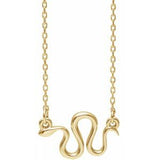 14K Yellow Snake 16-18" Necklace-86613:601:P-ST-WBC