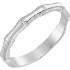 Sterling Silver Stackable Fashion Ring-50941:1001:P-ST-WBC