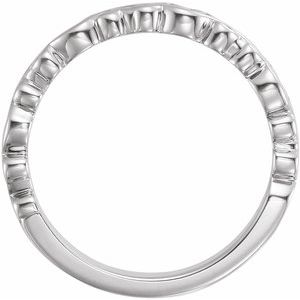 Sterling Silver Stackable Ring-50936:101:P-ST-WBC