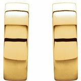 14K Yellow & White 14.5 mm Hinged Earrings-21660:234371:P-ST-WBC