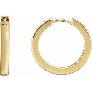 14K Yellow 18 mm Hinged Hoop Earrings-20172:136038:P-ST-WBC