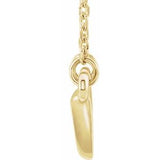 14K Yellow Horn 16-18" Necklace-86666:102:P-ST-WBC