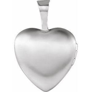 Sterling Silver Heart Locket with Cross-650224:601:P-ST-WBC