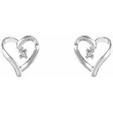 14K White .04 CTW Diamond Heart Earrings-60856:2622860:P-ST-WBC