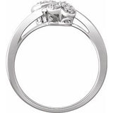 10K White 1/10 CTW Diamond Heart Promise Ring -652981:60001:P-ST-WBC