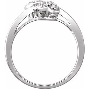 10K White 1/10 CTW Diamond Heart Promise Ring -652981:60001:P-ST-WBC