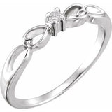 14K Yellow .03 CT Diamond Heart Ring-60359:208867:P-ST-WBC