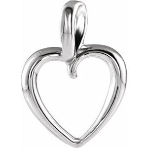 Heart Pendant-81738:251130:P-ST-WBC