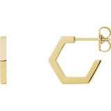 14K Yellow Geometric Hoop Earrings -86792:601:P-ST-WBC