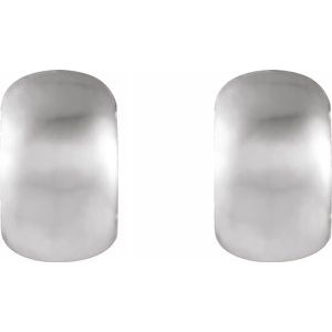 14K White 11.5 mm Hinged Earrings-21643:234281:P-ST-WBC