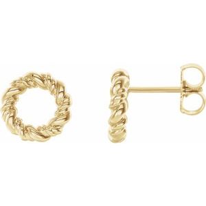 14K Yellow 9.4 mm Circle Rope Earrings-86821:601:P-ST-WBC