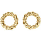 14K Yellow 9.4 mm Circle Rope Earrings-86821:601:P-ST-WBC