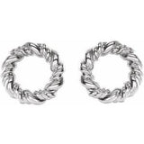 14K White 9.4 mm Circle Rope Earrings-86821:600:P-ST-WBC